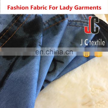 Alibaba wholesale printed denim fabric 100% cotton