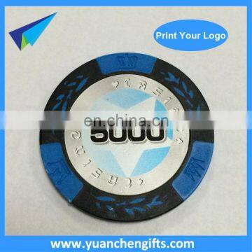 Plastic ABS Cheap Custom Made Round Rectangular Poker Chips photo-4