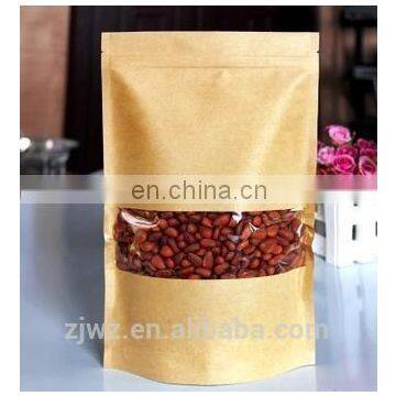 2015 kraft coffee bag with window