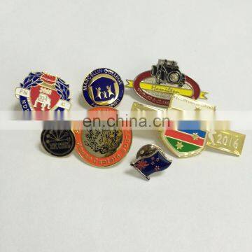 Zinc alloy Nickel Plating Square Lapel pin badge Custom metal badge