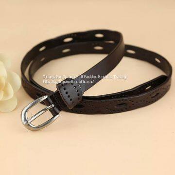 Wholesale High Quality New Design Fashion Woman Jeans Dress Pants Casual Ladies Leather Belt photo-3