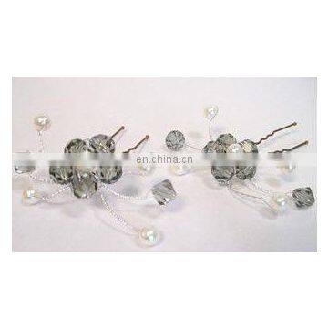 2013 newest fashion crystal pearl bridal hair pin