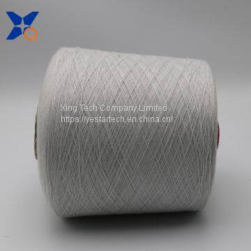 Ne32/2ply 7% Stainless Steel Staple Fiber Blended With93% Polyester Staple Fiber Metal Conductive Touchscreen Yarn-XTAA003 photo-2
