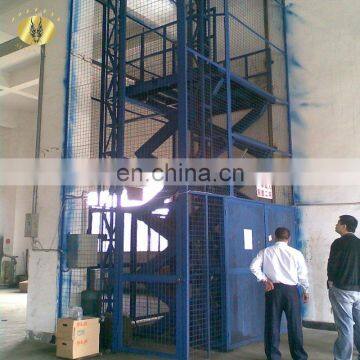 7LSJG Jinan SevenLift Scissor Structure Retail Warehouse Manual China Cargo Lift Specification
