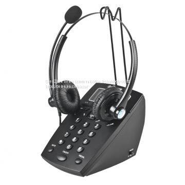 China BN200 business telephone + T12 business telephone headset for call center