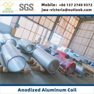 Decorative Anodized Aluminum Coil, Anodized Aluminum Coil for Building Facade Material, 5052 Anodized Aluminum Alloy