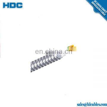 Type 12 Gauge 2 Conductors MC Solid Metal Clad Cable With Aluminum Armor and Green Insulated Ground Wire 12/2 12/3 Price photo-2