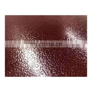 Suppliers of Hot Sale Ral 5030 Color Coated gi Diamond Pattern Embossed Steel Sheet With High Quality photo-2