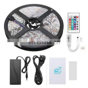 WiFi Led Strip Light SMD 5050 RGB 300led Led Stripe Tape DC12V Flexible Ribbon with WiFi Controller