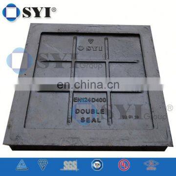 Recessed type manhole cover with frame