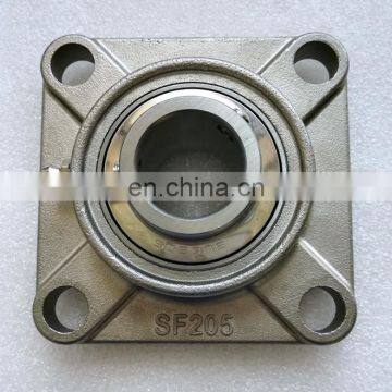 High quality material stainless steel SUS304  SSUCF205 stainless steel pillow block bearing