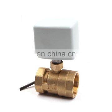 cwx50p electric water shut off automatic ball valve with electric actuator