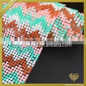 Wholesale Women Sexy 888 Crystal Rhinestone Mesh Trimming FHRM-053 photo-2