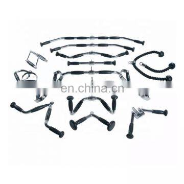 Multi Handle Fitness Rope D-Handle Cable Optional Weight Lifting Workout Accessories Cable Machine Attachments photo-2