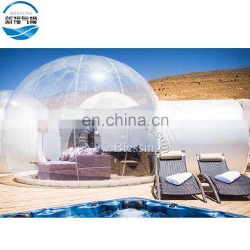 Premium outdoor four season clear yurt house inflatable bubble dome tent creative