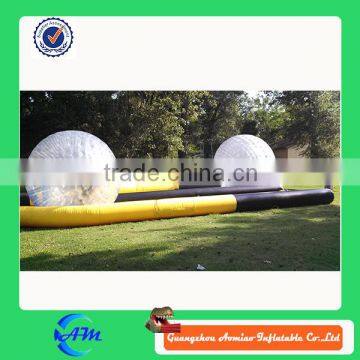 Hot sale can be customed sports inflatable grass zorbing ball