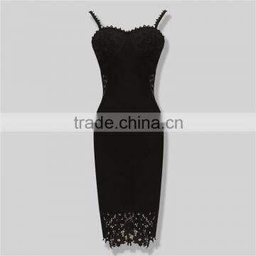 sexy evening party one-shoulder lace bodycon women dress