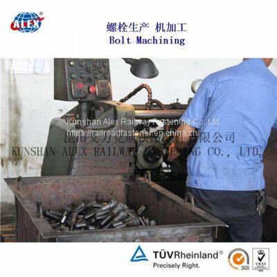 Railroad Fastener Button Head Oval Neck Track Bolt With Nuts and Washers photo-5