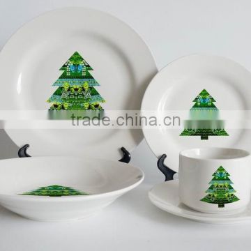 2016 new product 30pcs Christmas porcelain dinnerware set