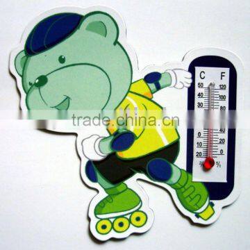 Thermometer refrigerator magnet