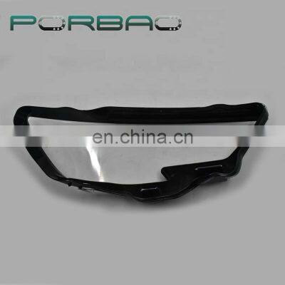 PORBAO Black Border Transparent Headlight Lens Cover for A3 16-19 Year photo-5