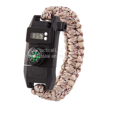 Tactical Accessories Bracelet With Compass and Rope photo-5