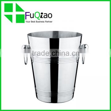 Trade Assurance Good Suppliers Barware round stainless steel wine cooler ice bucket