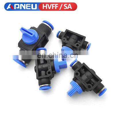 SA HVFF Air Fittings Pneumatic Parts Connector Quick Push For Hose Tube Fitting Speed Plastic Switch 4mm 6mm 8mm 10mm 12mm photo-3