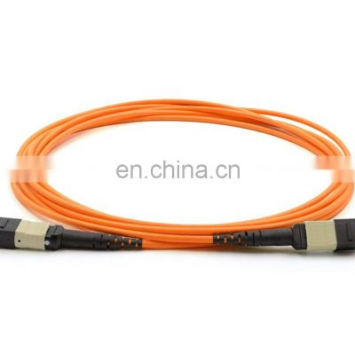 G657 90 meter optic fiber patch cord MPO/MPT MPO-MPO  SM 9/125um G.657a1 Trunk Cable  Polarity A/ B