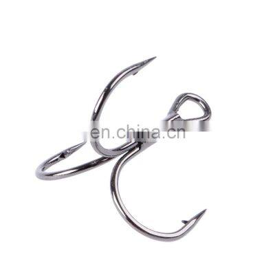 Nickel Plated Material Luya Hard Bait Treble Hooks 5 Pieces in a Box photo-2