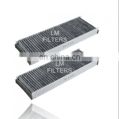 Air Filter Element Auto Car Factory Air Conditioning Filter With Activated Carbon Cabin Fiber Cloth