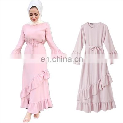 Wholesale Price Simple islamic clothing women kaftan new model abaya wholesale muslim dresses abaya