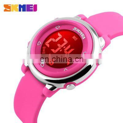 Hot Selling Skmei 1100 Children Wrist Watches 7 Colorful LED Light Waterproof Watch photo-5
