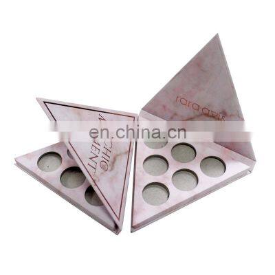 Custom Print Empty Makeup Packaging Pink Love Eyeshadow Palette Paper Box