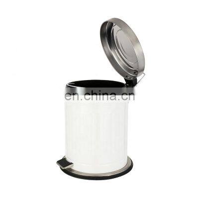 Unique Wholesale 3l 5l 12l Thin Lid Trash Waste Bin Hotel Home Pedal Waste Bin Bathroom Pedal Waste Bin photo-3