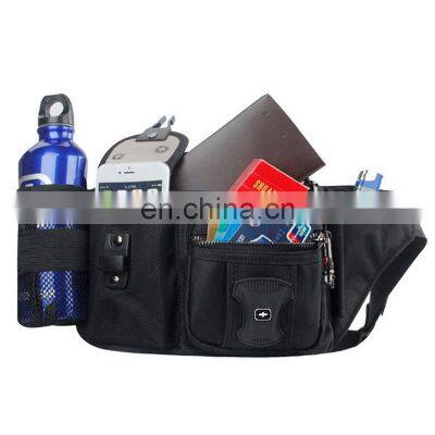 Multi-functional outdoor leisure chest bag sports waist bag concise sport nylon bag factory wholesale