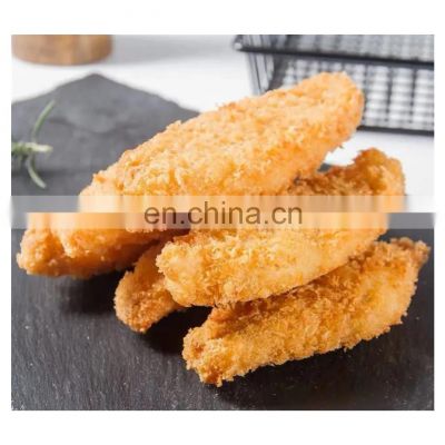 Good price bulking packing frozen breaded codfish fillet