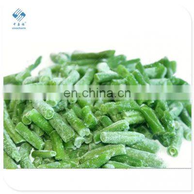 Sinocharm Frozen vegetable BRC A Approved 8-11CM IQF Asparagus Bean Cut Frozen Long Bean