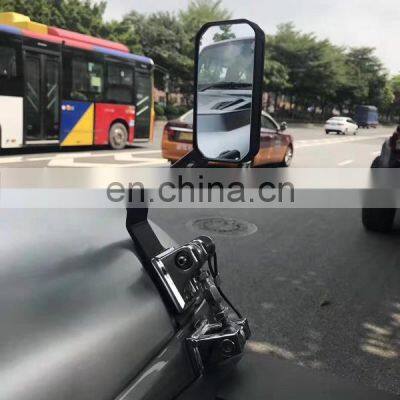 Hood Side Auxiliary Mirror for Jeep Wrangler JK 07+ 4x4 Manufacturer Accessories Mirror photo-3