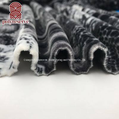 POLYRESERVE Geometric Textile One Side 2022 New Designed Faux Fur For Cover And More photo-2
