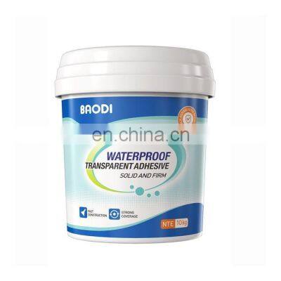 10KG internal and external wall waterproof transparent glue roof waterproof architectural coating tile waterproof glue