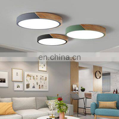 Bedroom LED Ceiling Lights Round Lamp Bathroom Porch Colorful Ceiling Lamps