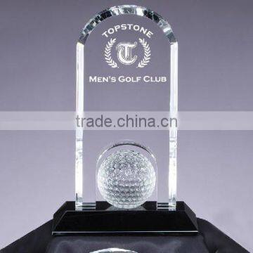 Golf related gifts souvenirs trophy golf trophy crystal