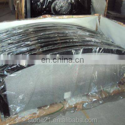 Galaxy Black Countertop Kitchen, Polished Stone Countertop photo-4