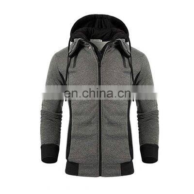 Sleeveless hoodies 100% cotton gym sports hoodie wholesale