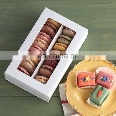 Macaron Box With Transparent Display Window Chocolate Truffle Sweet Boxes Cake Popular Dessert Food Box photo-3