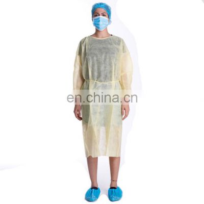 Disposable Isolation Gown Nonwoven Goen for Food Industry