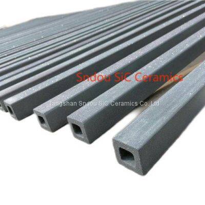 RSiC beams, recrystallized SiC ceramic supports, RSiC props, RSiC loading beams kiln furniture system