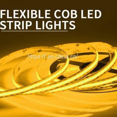 420leds/M LED Flexible Strip High Brightness Ambience LED Light Party Decoration Green Color COB Lights photo-4