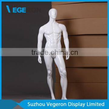 glossy white abstract male mannequin